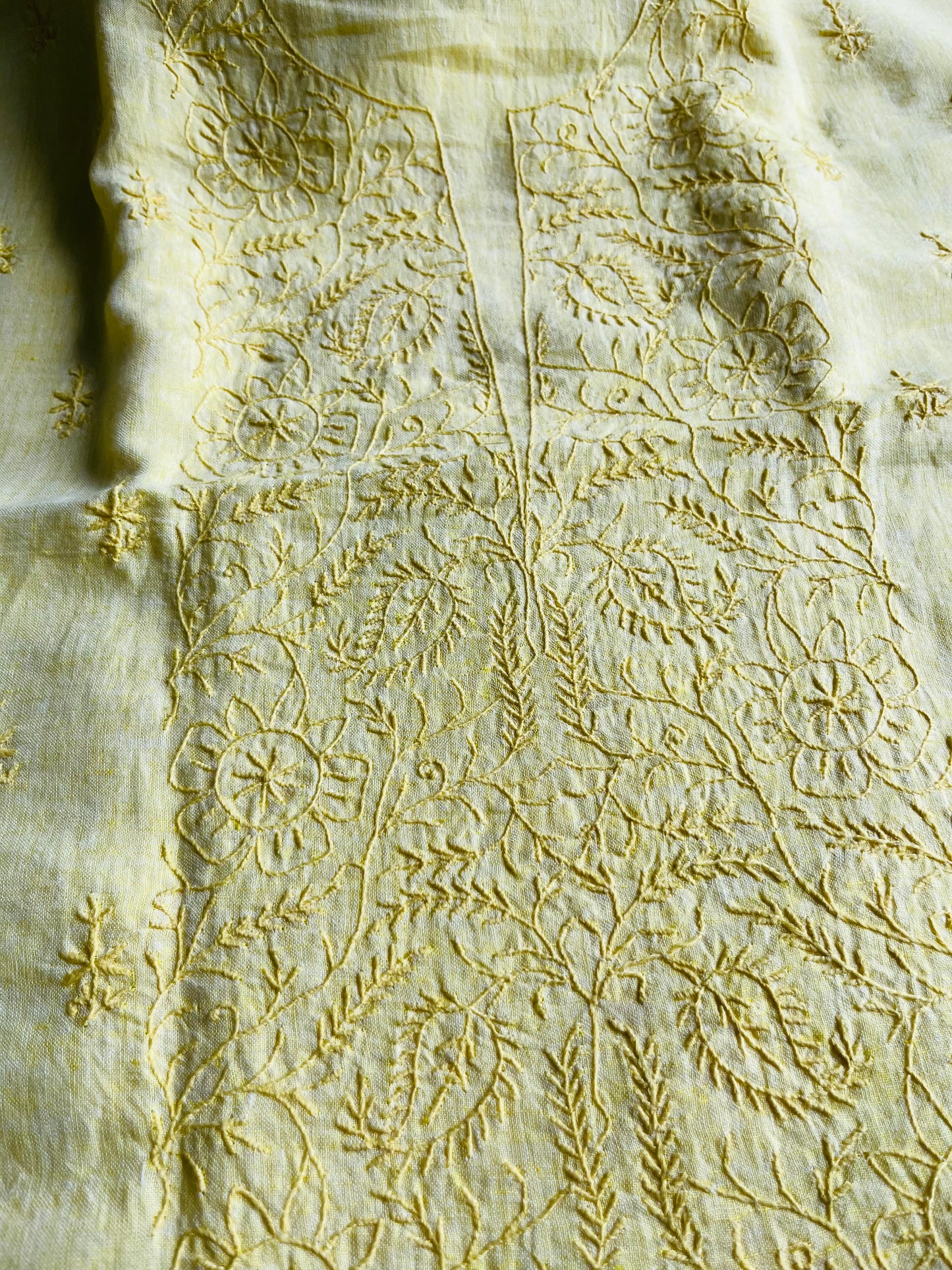 Chikankari Linen Kurta