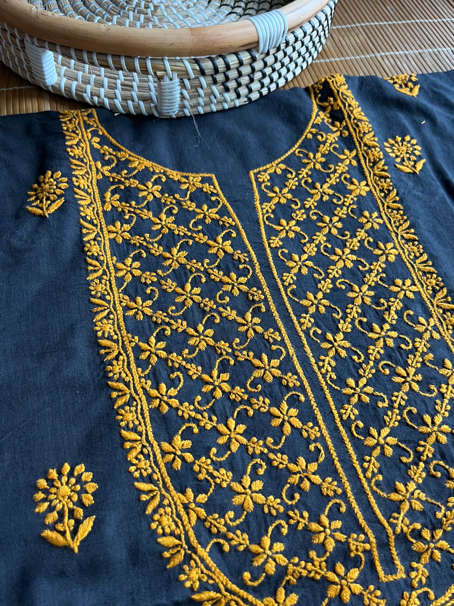 Chikankari cotton Kurta