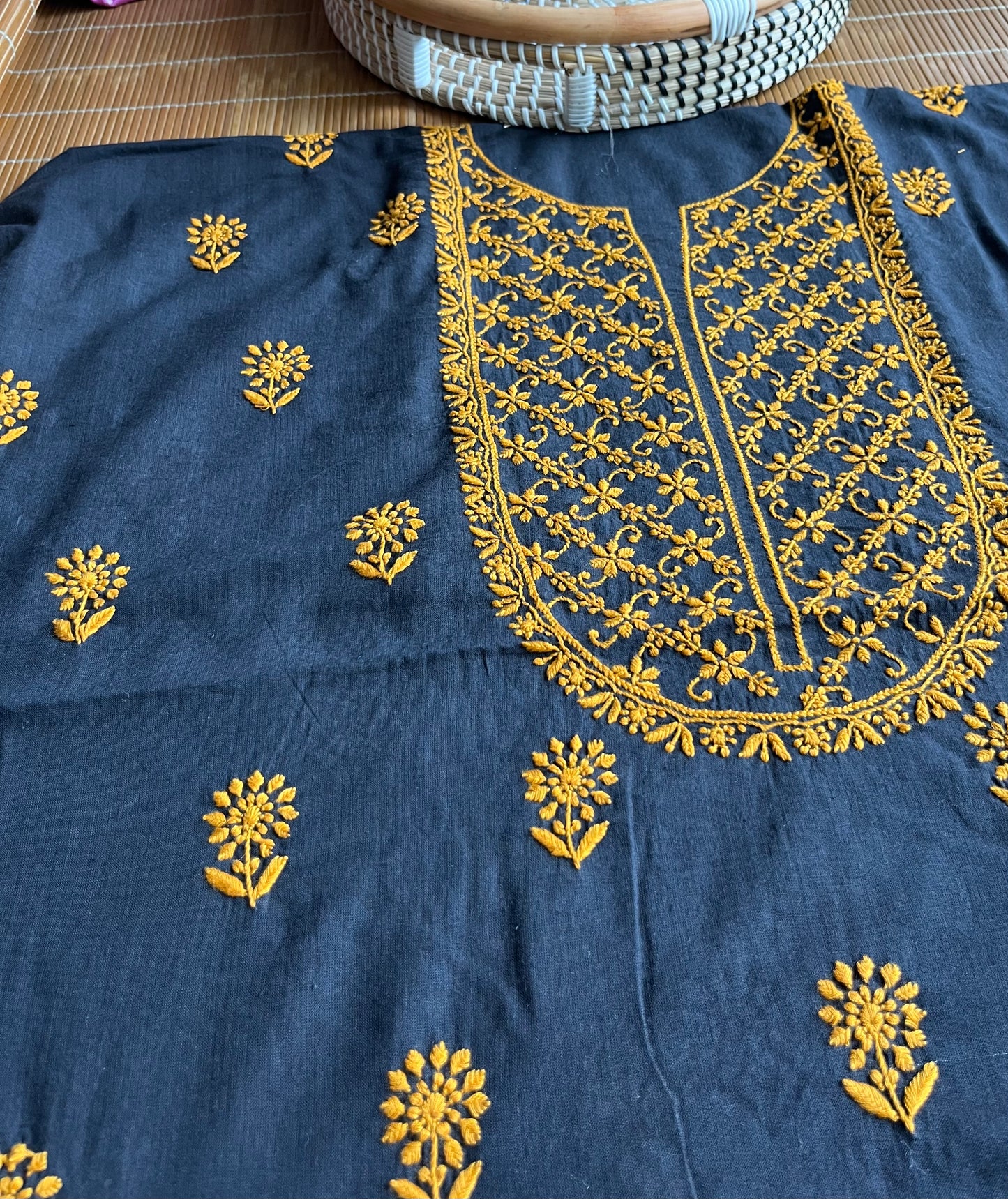 Chikankari cotton Kurta