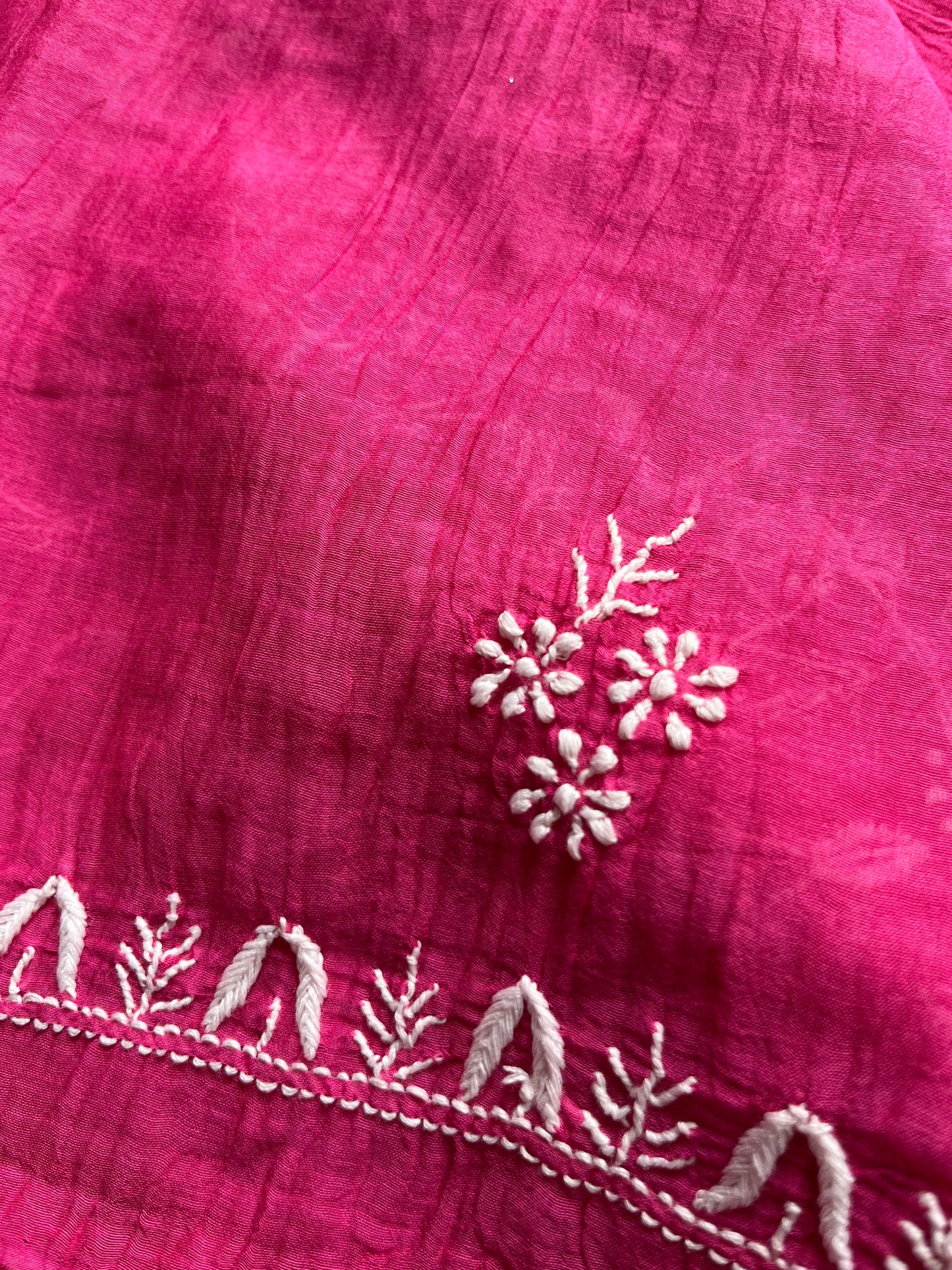 Chanderi Chikankari Kurta Dupatta