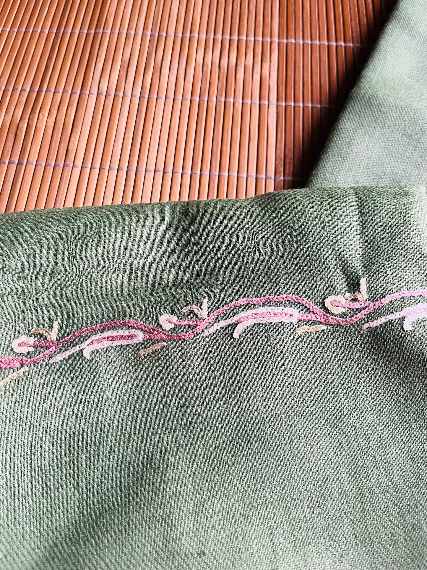 Woollen hand embroidered suit