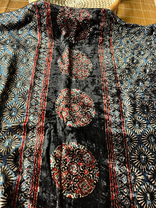 Velvet Ajrakh Kurta