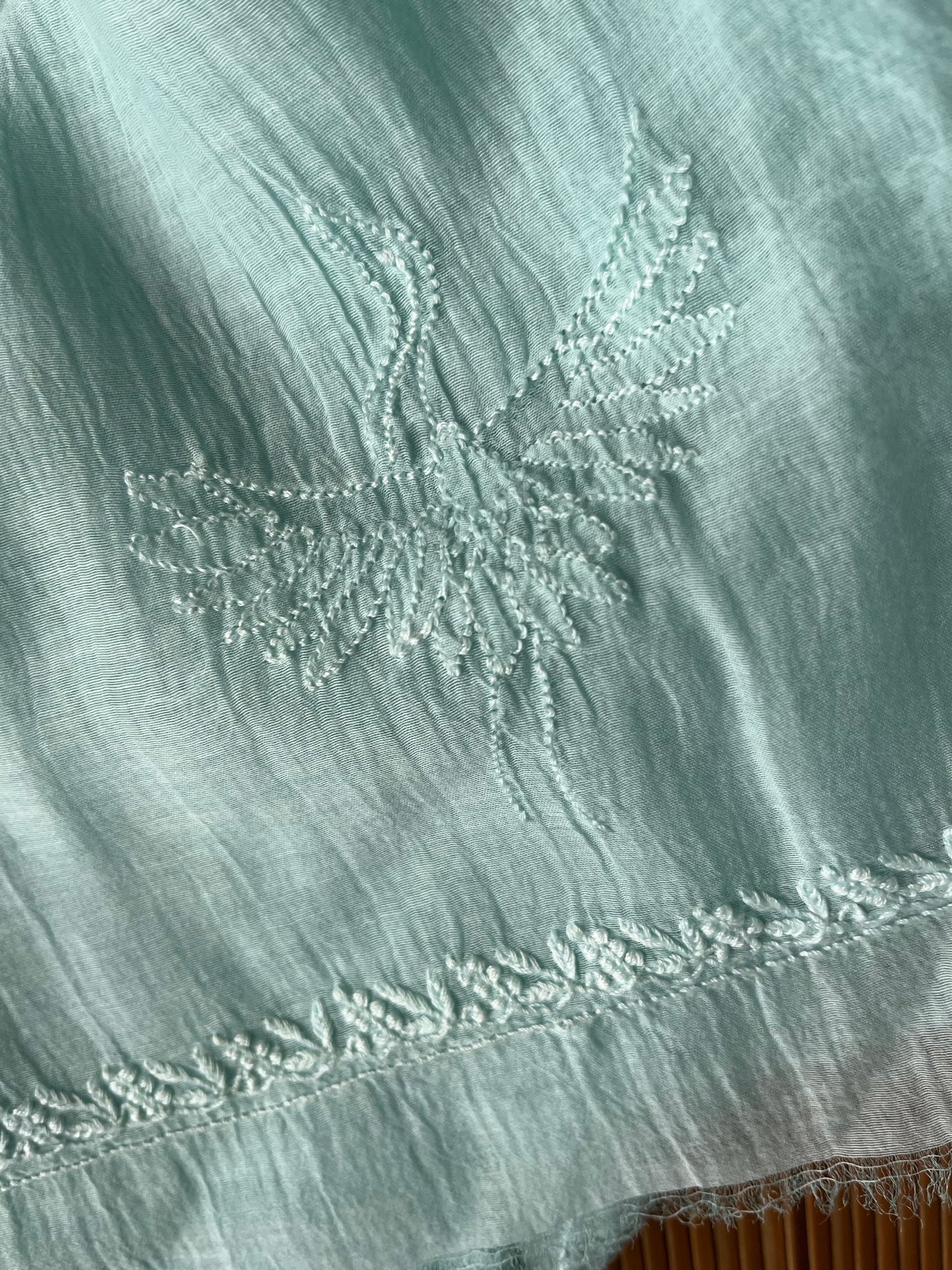 Chidiya: Chanderi chikankari kurta