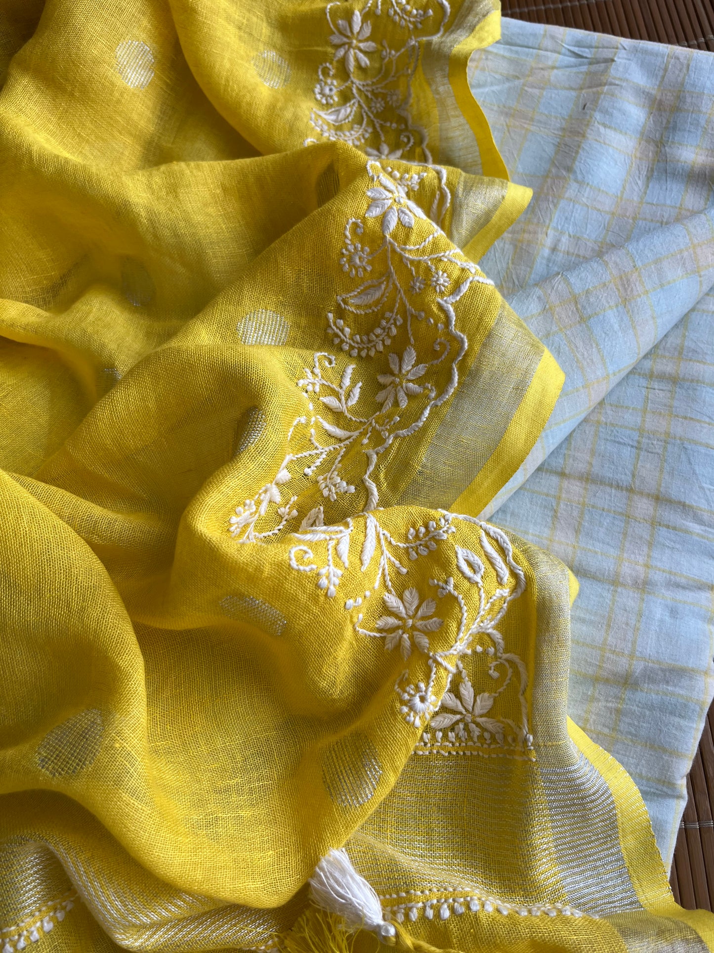 Chikankari Dupatta khadi mul kurta