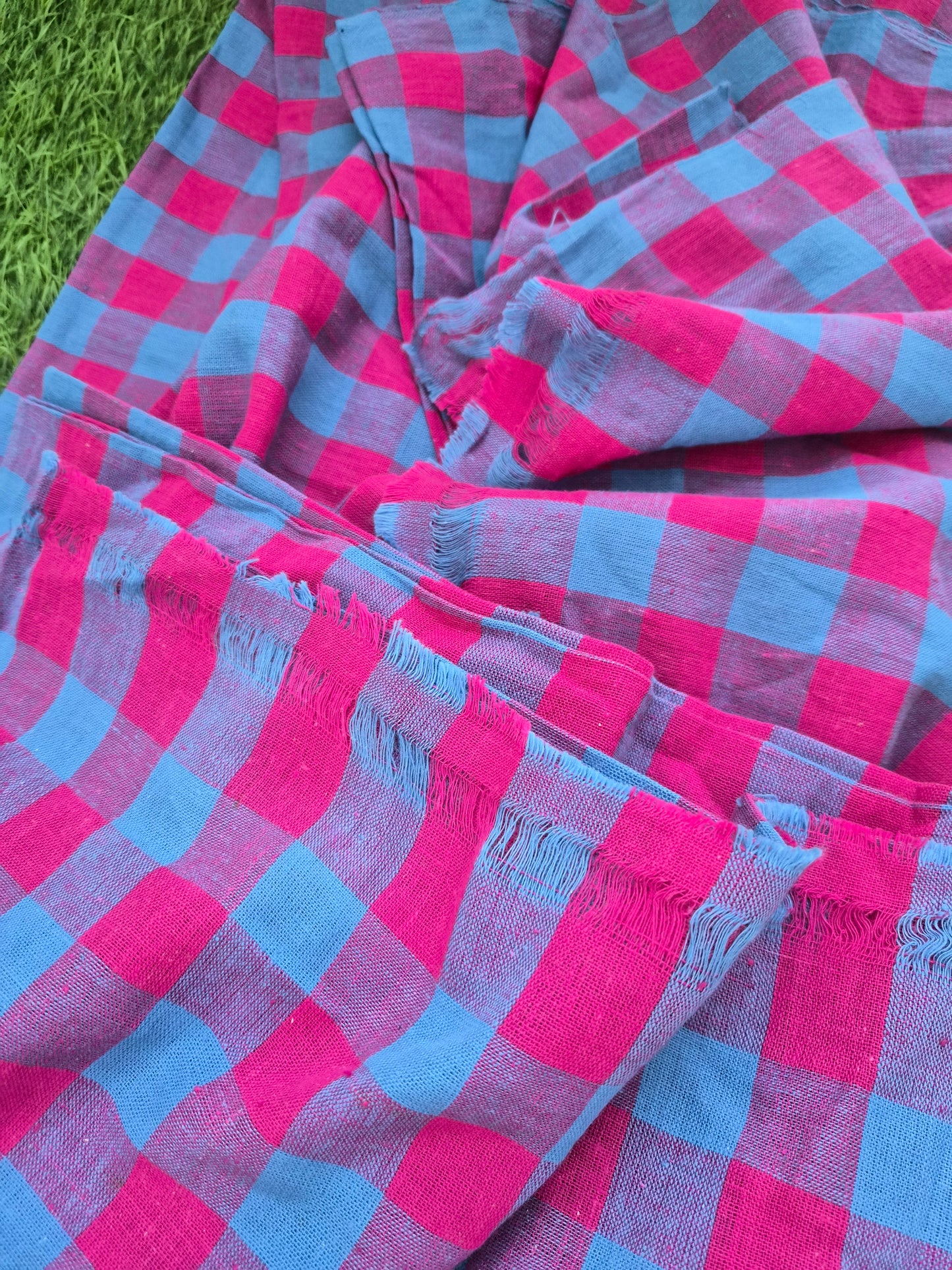 Handwoven organic kala Cotton fabric