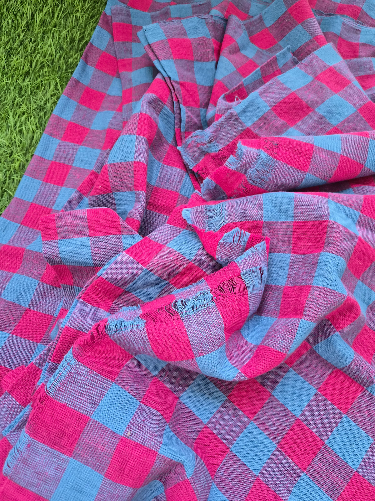 Handwoven organic kala Cotton fabric